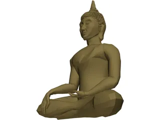 Buddha 3D Model preview