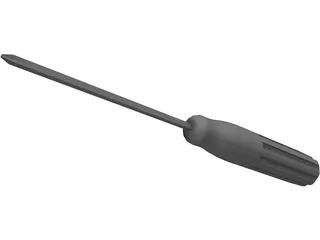 Screwdriver Cross 3D Model preview