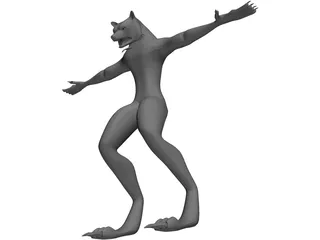 Werewolf 3D Model preview