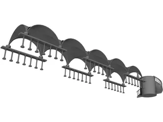 Temple 3D Model preview