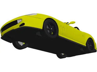 Ferrari 550 Barchetta (2000) 3D Model preview
