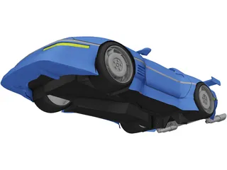 Chevrolet Corvette ZR1 [Supercharged] 3D Model preview