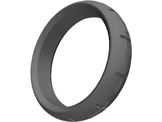 Cross Ring 3D Model preview