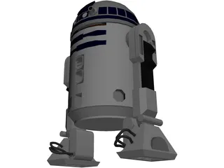 Star Wars R2D2 3D Model preview