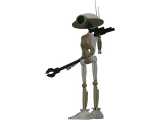 Pit Droid (Star Wars Episode I) 3D Model preview