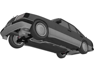 Mercedes-Benz 230 3D Model preview