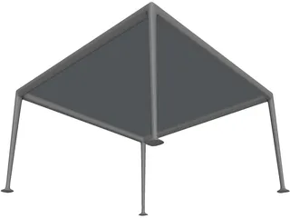 B&B Italia Garden Table 3D Model preview