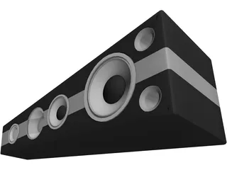 Speaker 3D Model preview