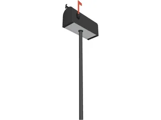 Mail Box USA 3D Model preview