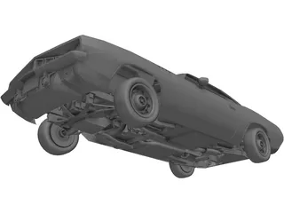 Dodge Muscle Car (1970) 3D Model preview