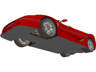 Ferrari F50 (1995) 3D Model preview