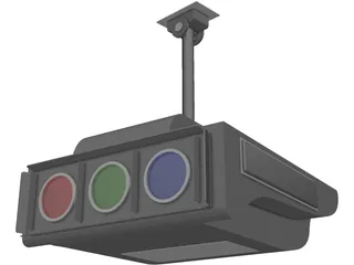 Projector 3D Model preview
