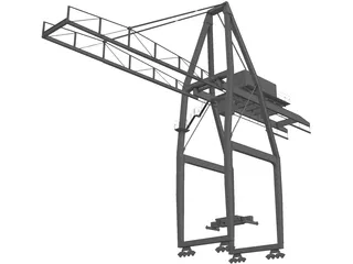 Crane 3D Model preview