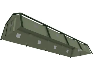 Army Tent 3D Model preview