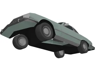 Mercedes-Benz 380 SL (1968) 3D Model preview