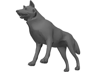 Wolf 3D Model preview