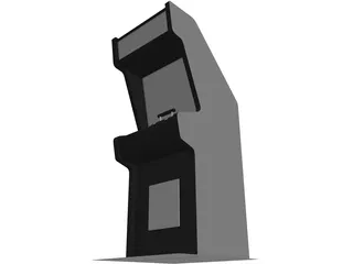 Atari Lunar Lander Arcade Game 3D Model preview