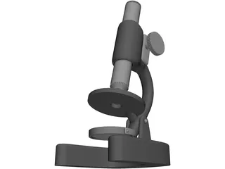 Microscope 3D Model preview