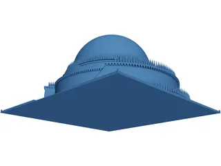Cenotaph Issac Newton 3D Model preview