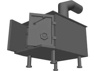 Stove 3D Model preview