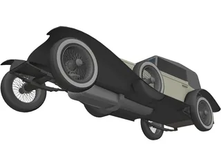 Mercedes-Benz (1928) 3D Model preview