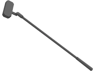 Golf Club Putter 3D Model preview