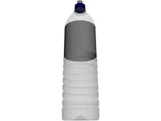 Bottle Sparkletts 3D Model preview