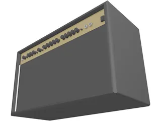 Marshall AMP MG100DFX 3D Model preview
