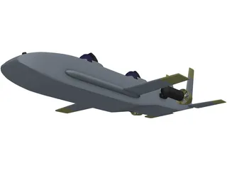 Deepflight Aviator 3D Model preview