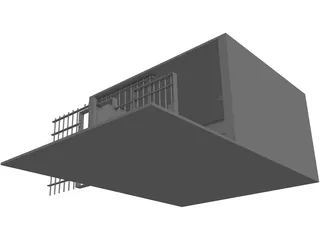 Jail Cell 3D Model preview