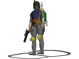 Star Wars Bobafett 3D Model preview