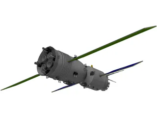 Shenzhou Chinese Spacecraft 3D Model preview