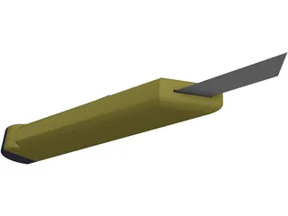 Knife Utility 3D Model preview