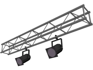 Stage Lights 3D Model preview