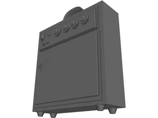 Amplifier 3D Model preview