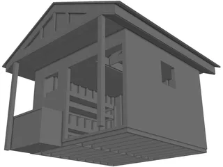 Shed [+Shelves and Table] 3D Model preview