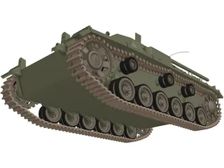 Sturmgeschuetz III 3D Model preview