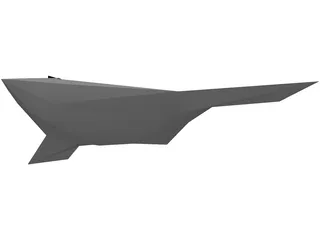 Northrop Grumman X-47 3D Model preview