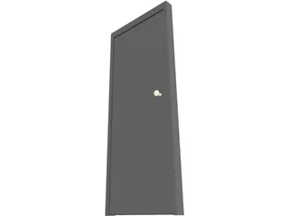 Door Single 3D Model preview