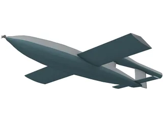 V-1 Buzz Bomb 3D Model preview