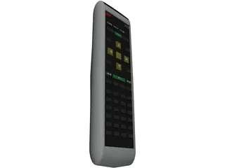 DVD Remote Control 3D Model preview