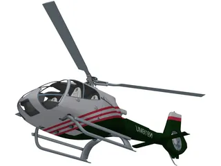Eurocopter EC-130 3D Model preview