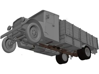 Lancia 3RO 3D Model preview