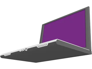 Notebook 3D Model preview
