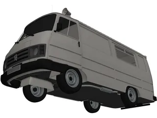 Peugeot J9 3D Model preview