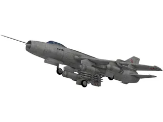 Sukhoi SU-7 3D Model preview
