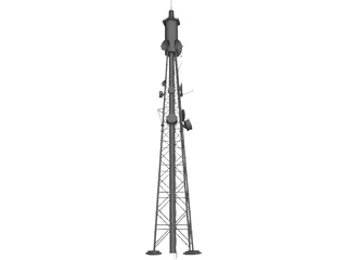 Radio Tower 3D Model preview