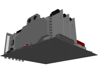 ASUS Rampage III Extreme Motherboard 3D Model preview