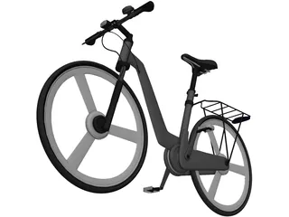 Bike Modern 3D Model preview