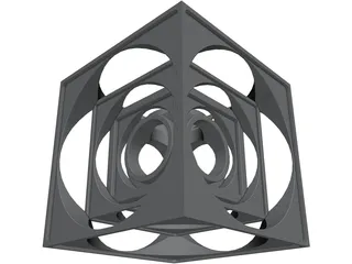 Turner Cube 3D Model preview